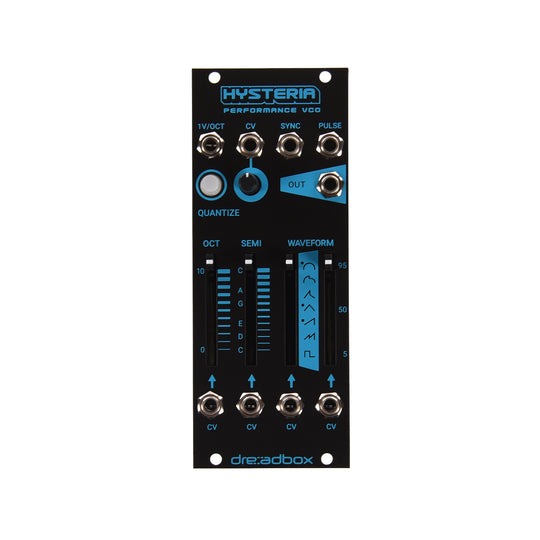 Dreadbox Hysteria Performance VCO Eurorack Module Black Light