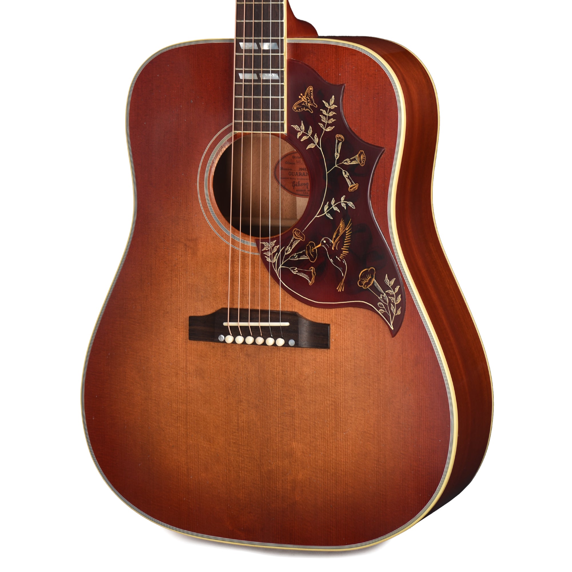 Gibson Custom Shop Historic Reissue 1960 Hummingbird Heritage Cherry Sunburst Murphy Lab Light Aged