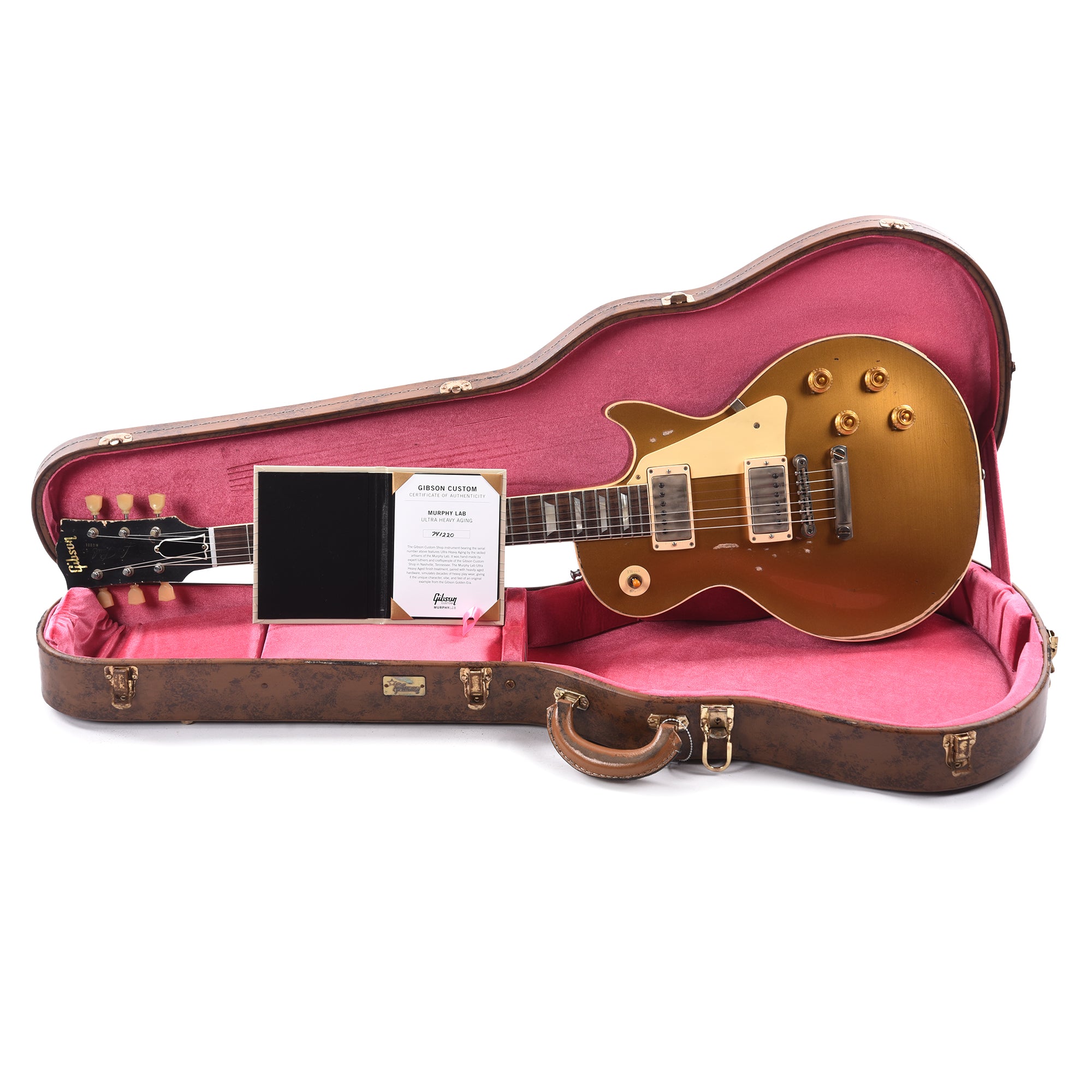 Gibson Custom Shop 1957 Les Paul Goldtop Reissue Double Gold Murphy Lab Ultra Heavy Aged