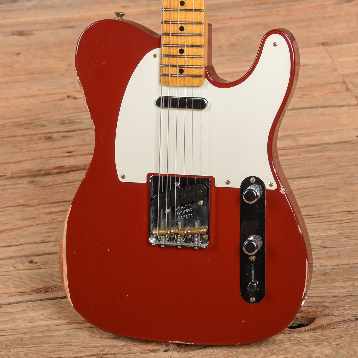 Fender Custom Shop Reverse 50's Telecaster Relic Crimson Red 2024