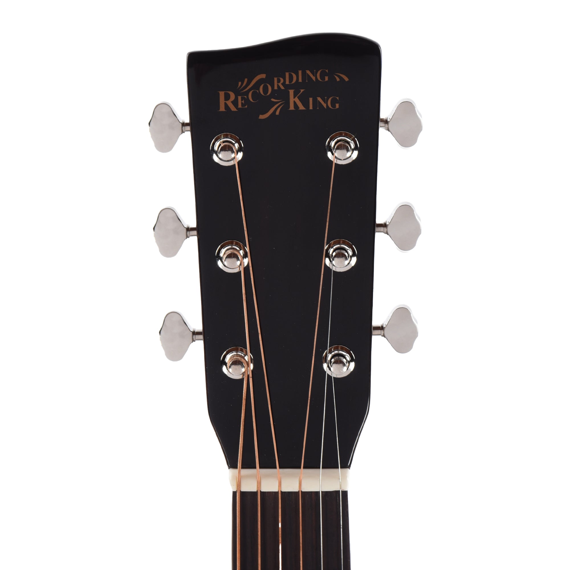 Recording King Deluxe All Solid Dreadnought Aged Adirondack Spruce/Rosewood