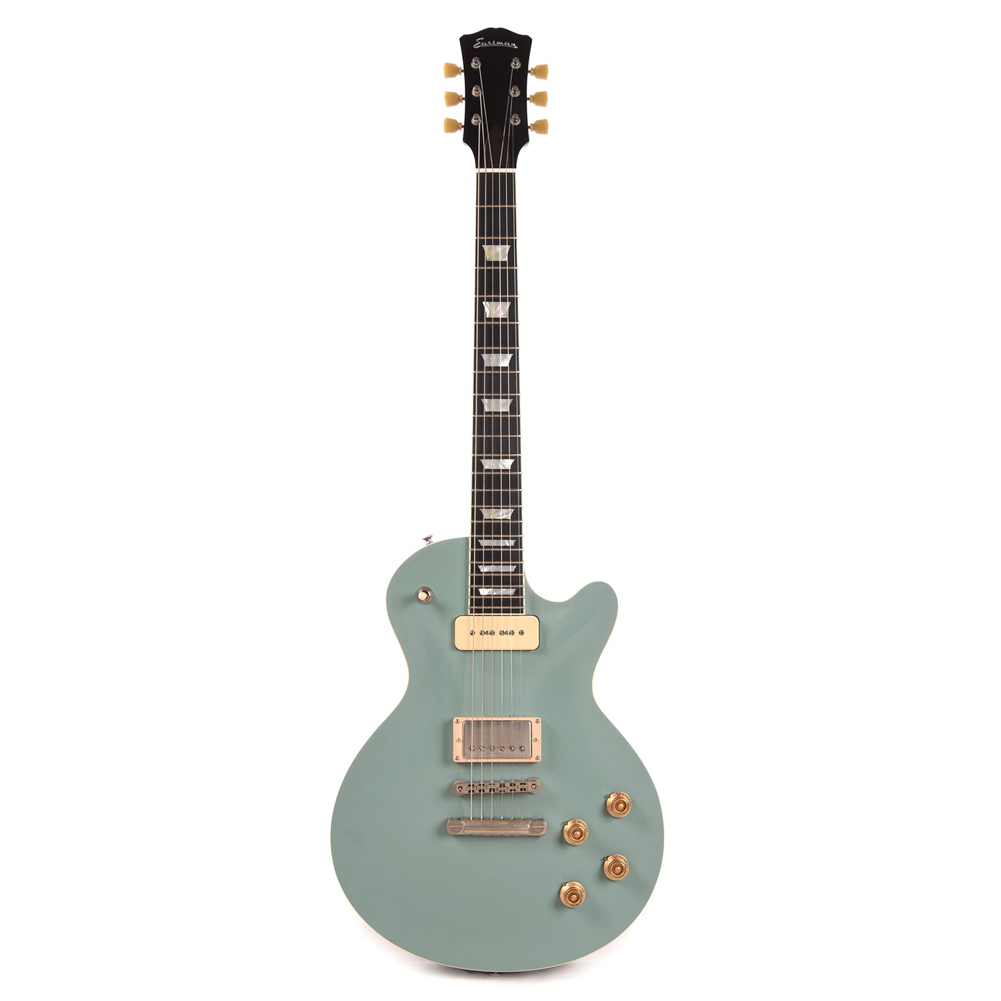 Eastman Limited SB58/TV Faded Blue Truetone Vintage Gloss w/Lollar P-90 & Imperial Humbucker