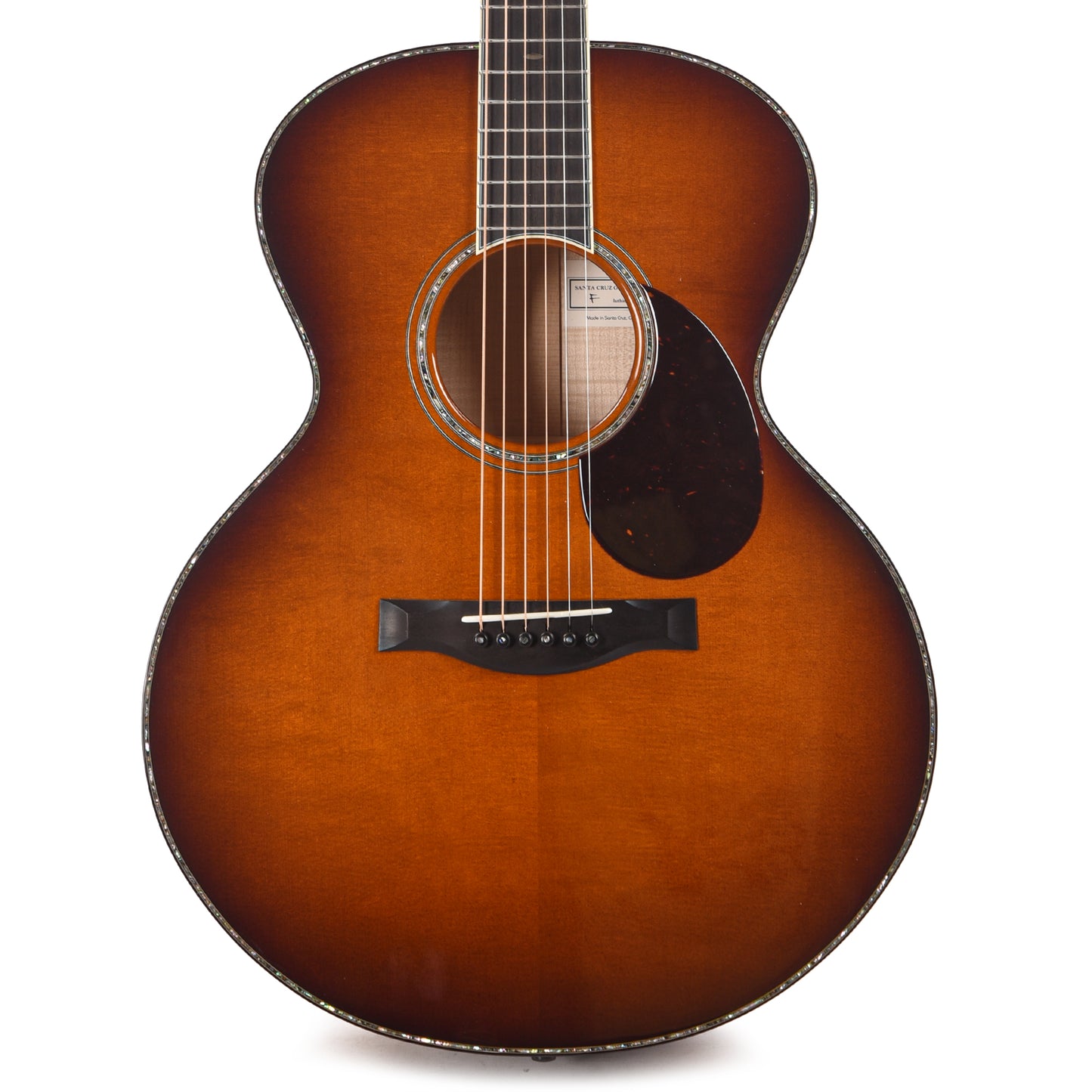 Santa Cruz F Model Bearclaw German Spruce/Flamed Maple Full Body Sunburst