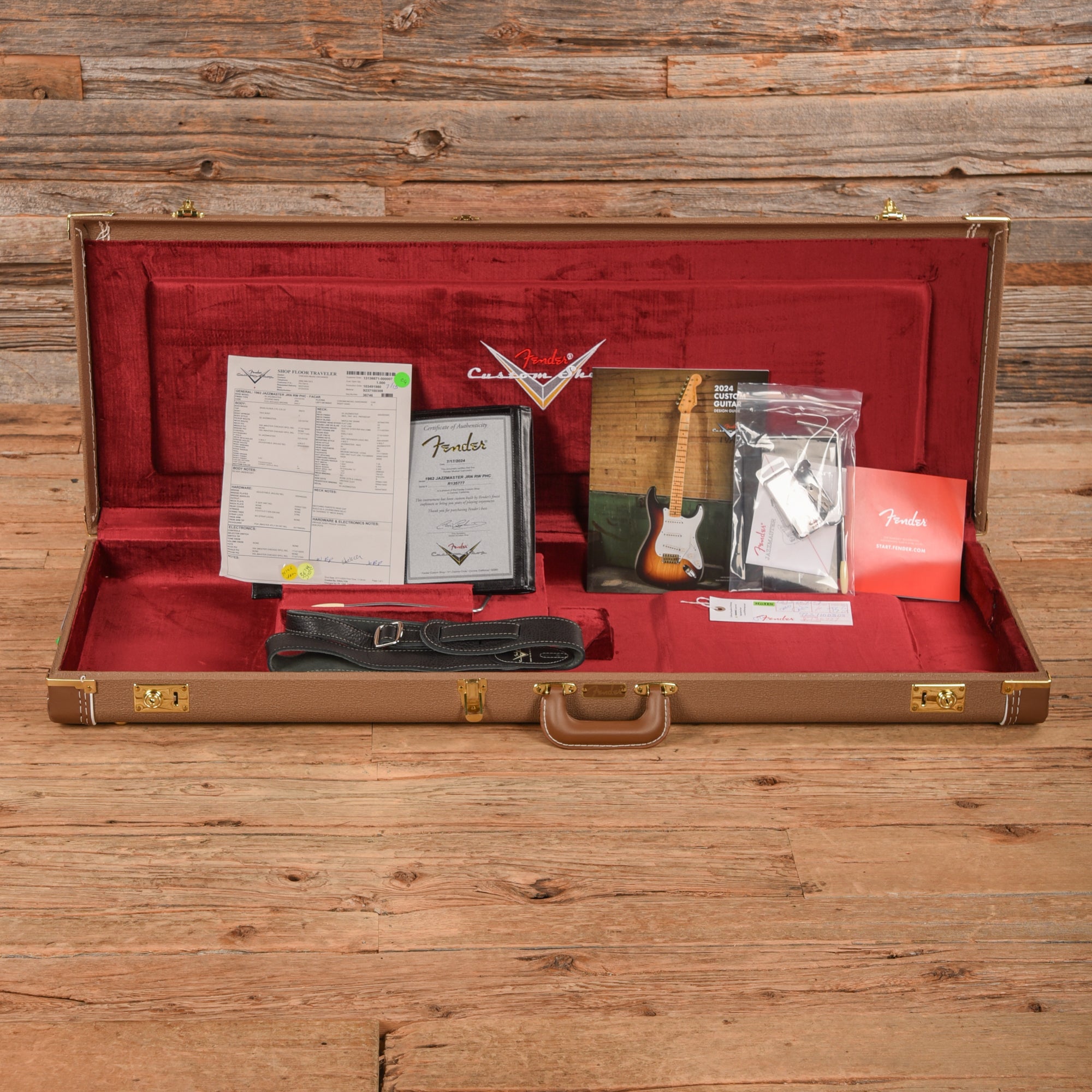 Fender Custom Shop '62 Jazzmaster Journeyman Relic Faded Aged Candy Apple Red 2024