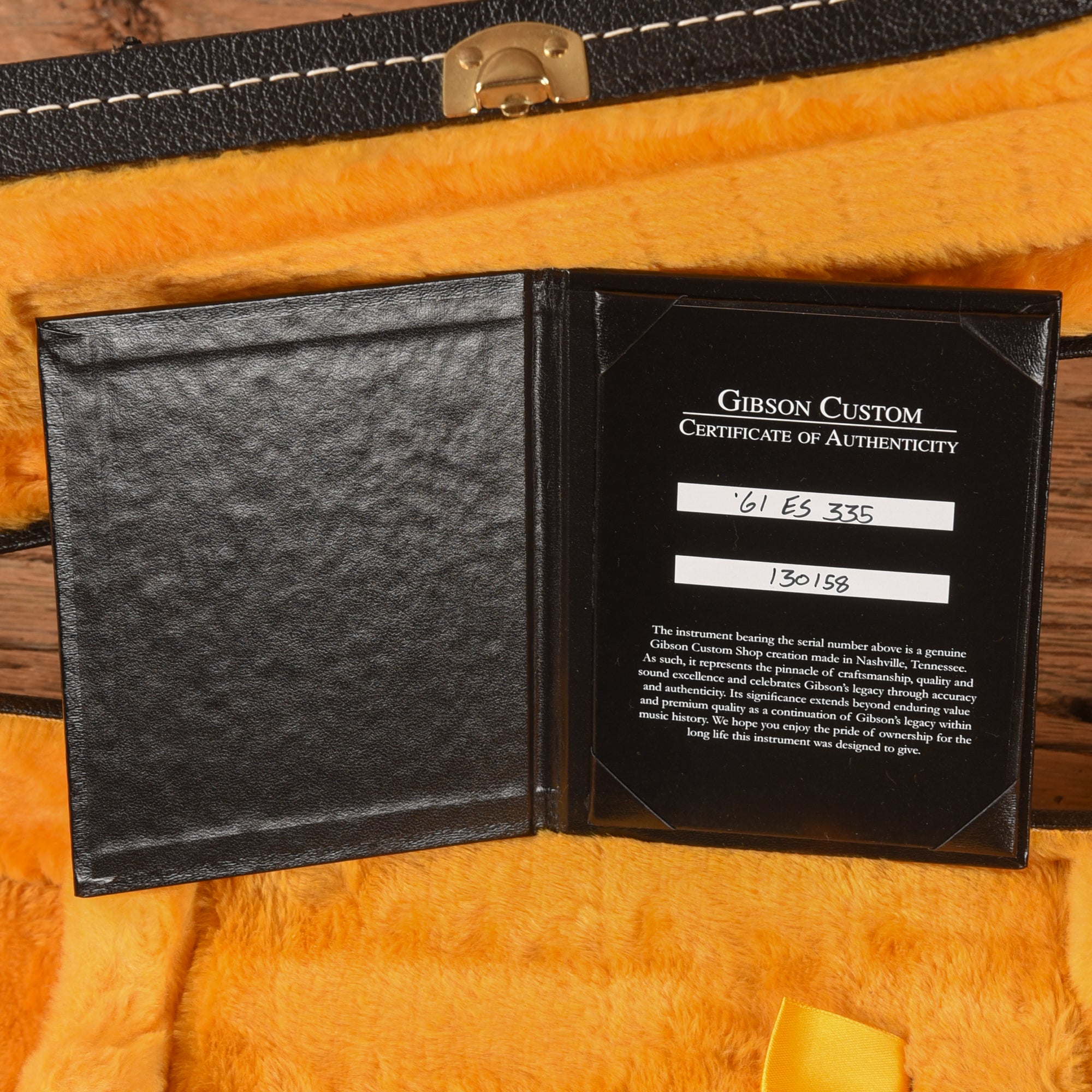 Gibson Custom '61 ES-335 Reissue Sunburst 2023