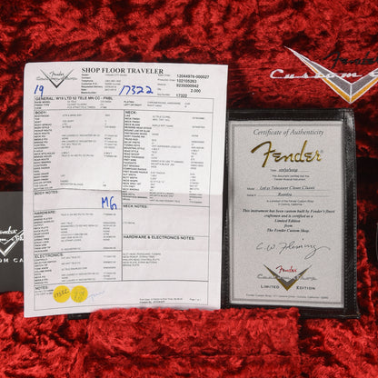 Fender Custom Shop LTD 52 Telecaster Closet Classic Butterscotch Blonde 2019