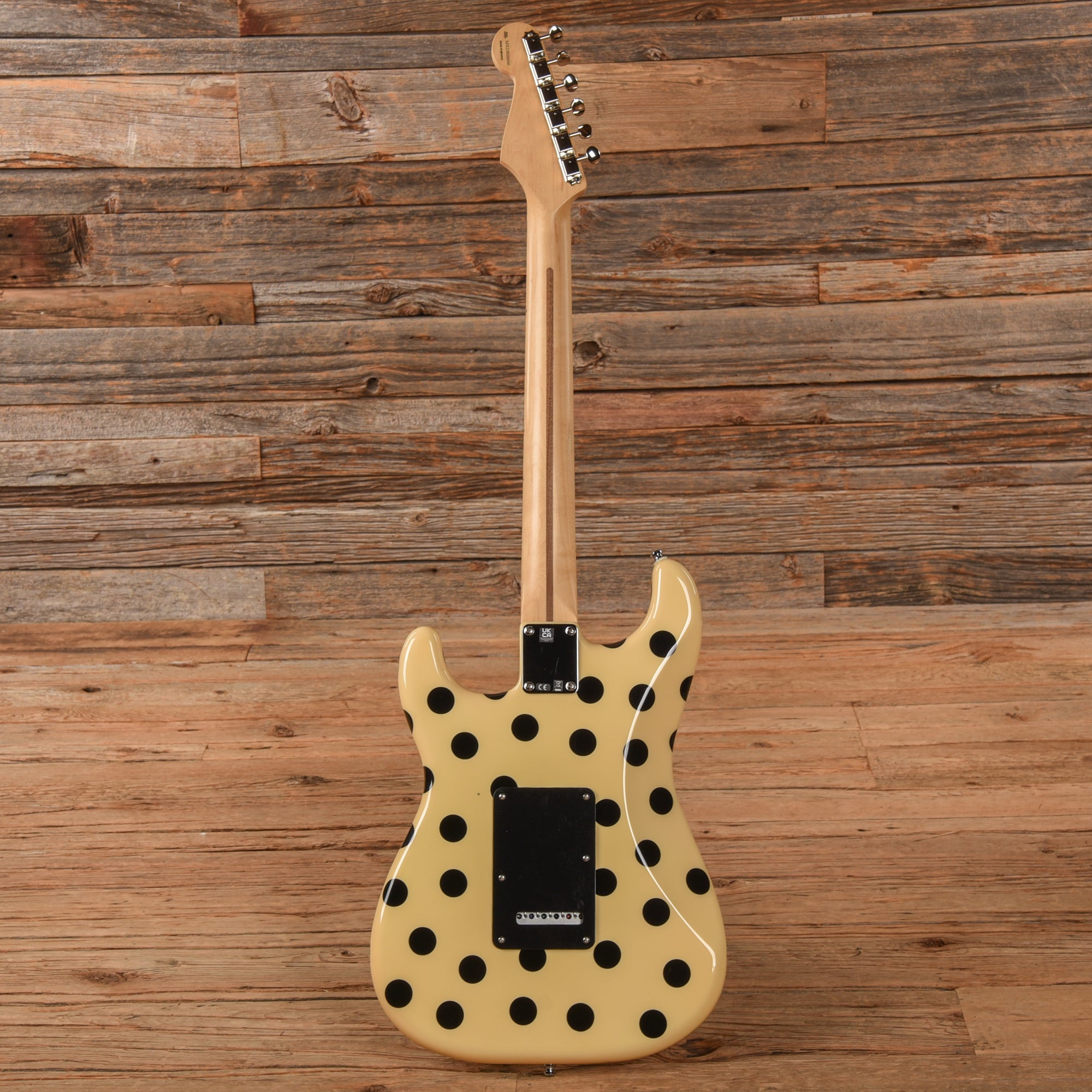 Fender Buddy Guy Signature Stratocaster (Signed) White with Black Polka Dots 2023