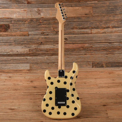 Fender Buddy Guy Signature Stratocaster (Signed) White with Black Polka Dots 2023