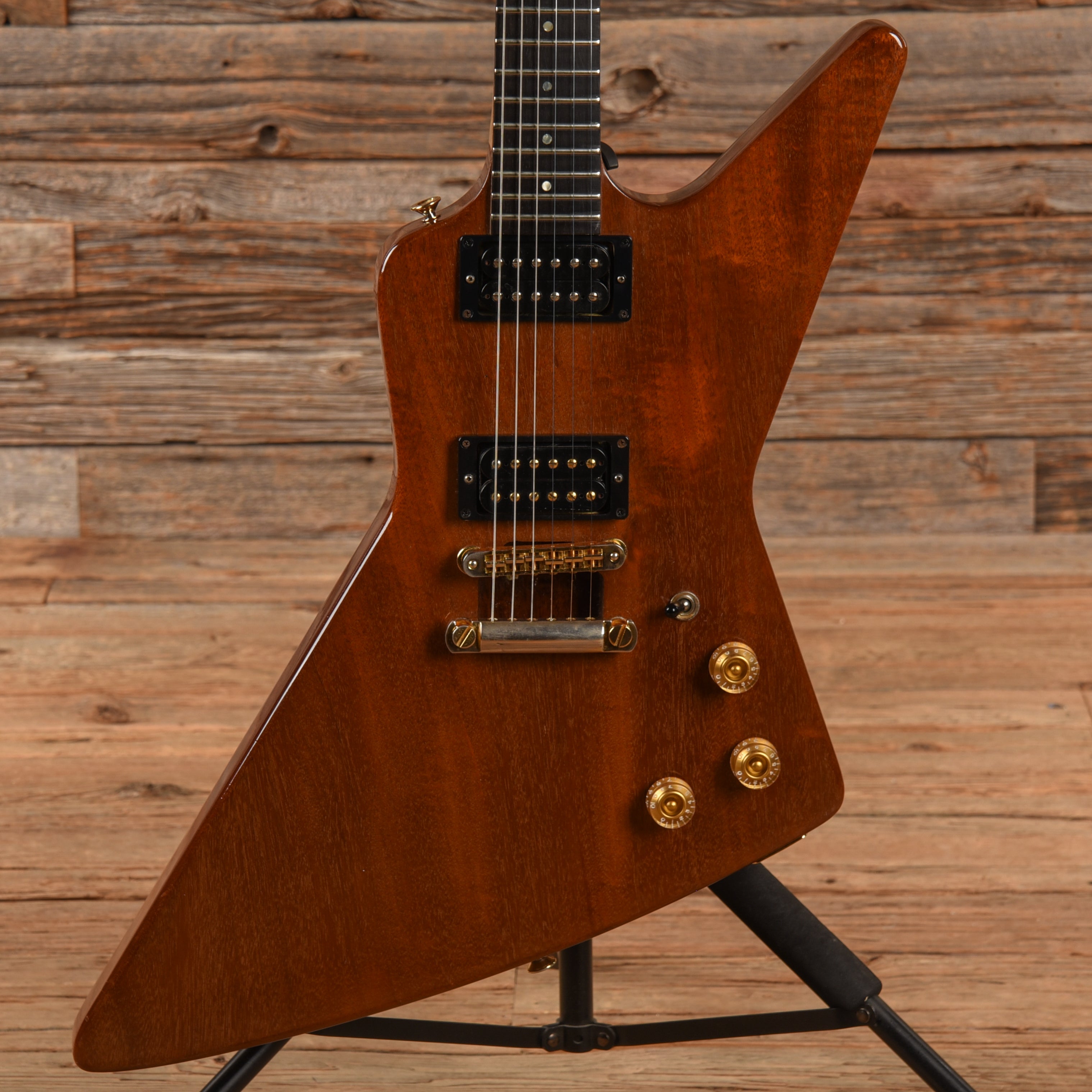 Gibson Explorer Mahogany Natural Refin 1985