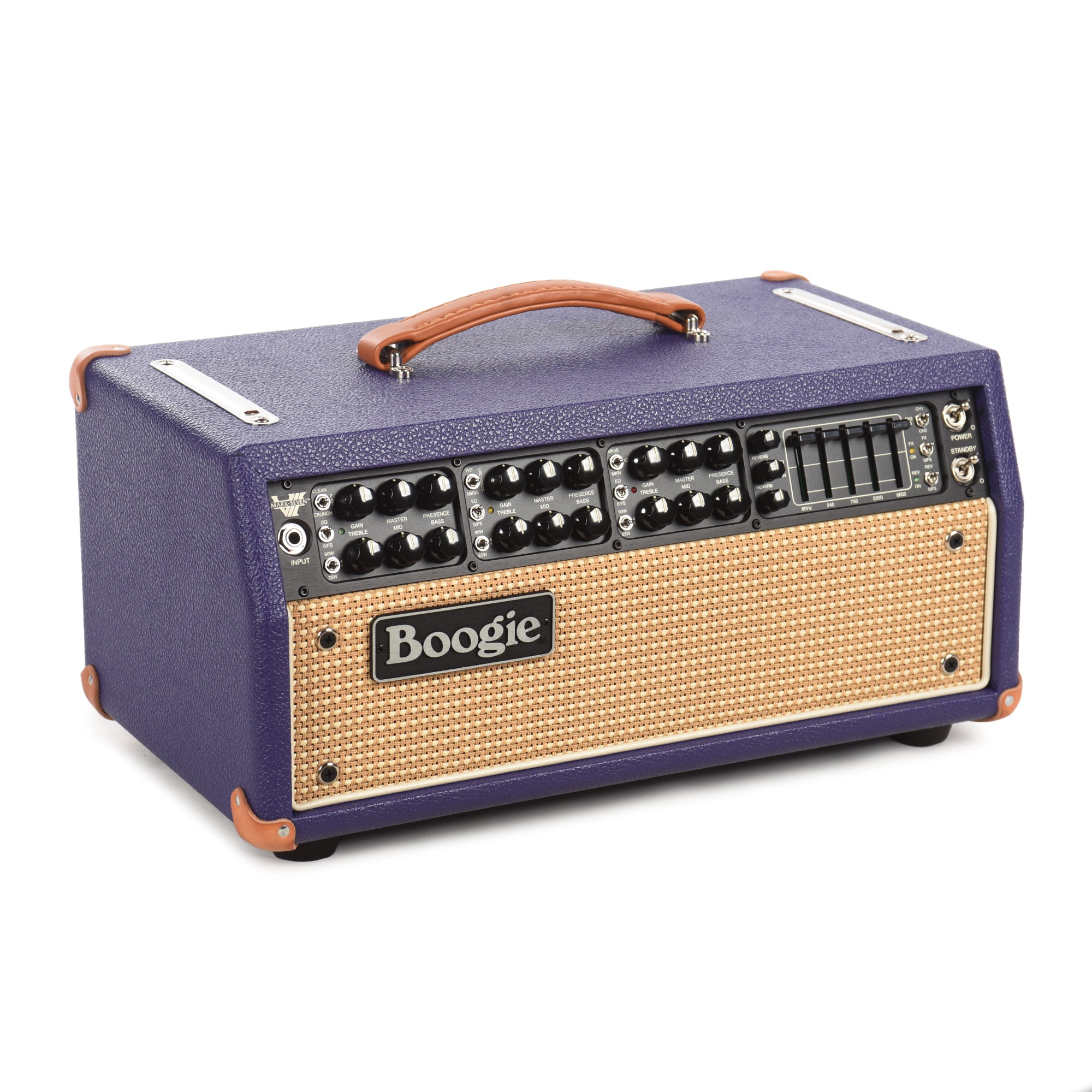 Mesa/Boogie Mark VII 90W Head Purple Bronco w/ Cream & Tan Grille