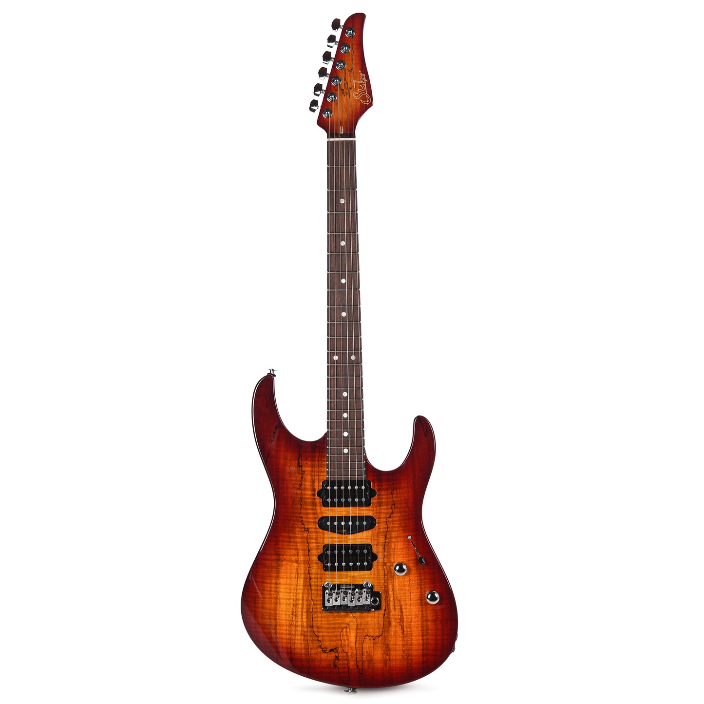 Suhr Custom Modern Aged Cherry Burst w/CME-Selected Spalt Maple Top
