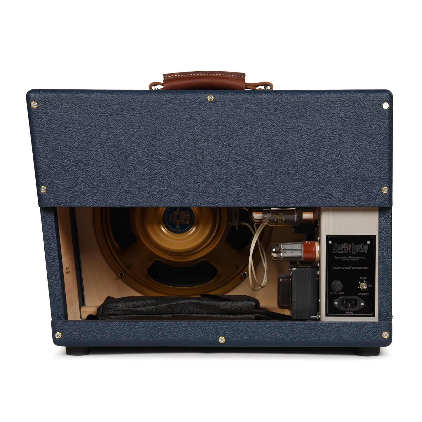 Super Larry Rally Sport Reverb 20w 1x12 Combo Amp Navy Blue