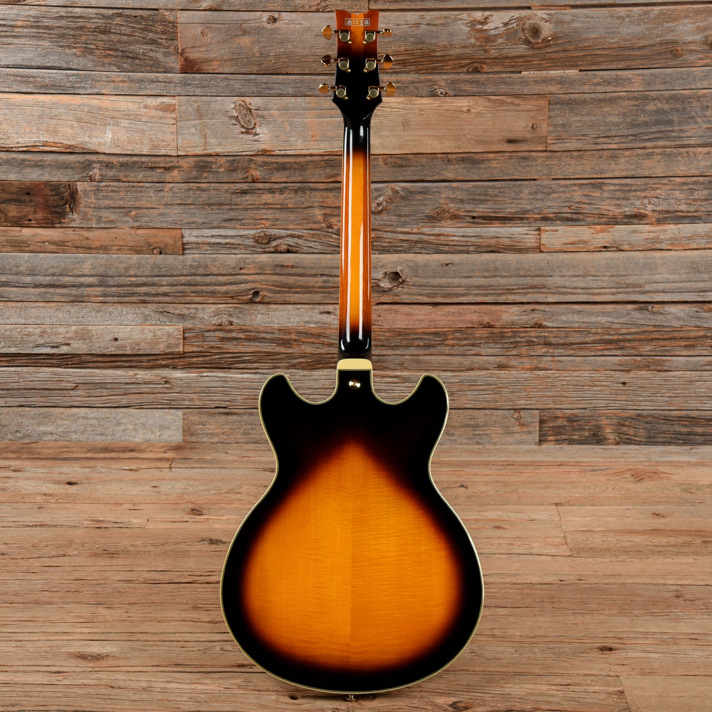 Ibanez JSM10-VYS John Scofield Signature Hollowbody Vintage Yellow Sunburst 2023