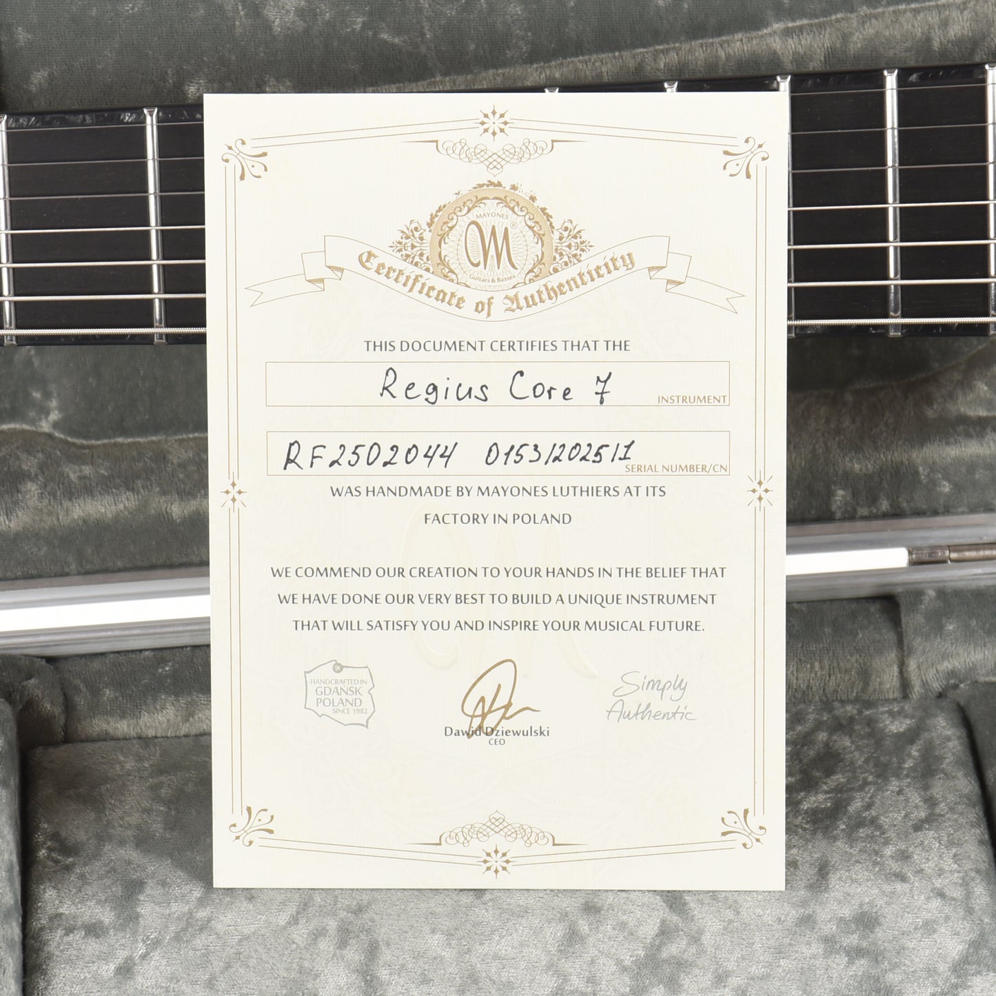 Mayones Regius Core 7 Quilted Maple 5A/Swamp Ash Trans Turquoise