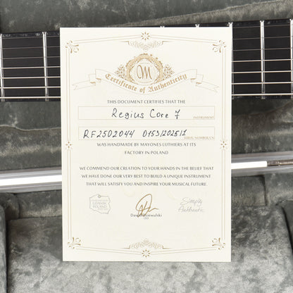 Mayones Regius Core 7 Quilted Maple 5A/Swamp Ash Trans Turquoise