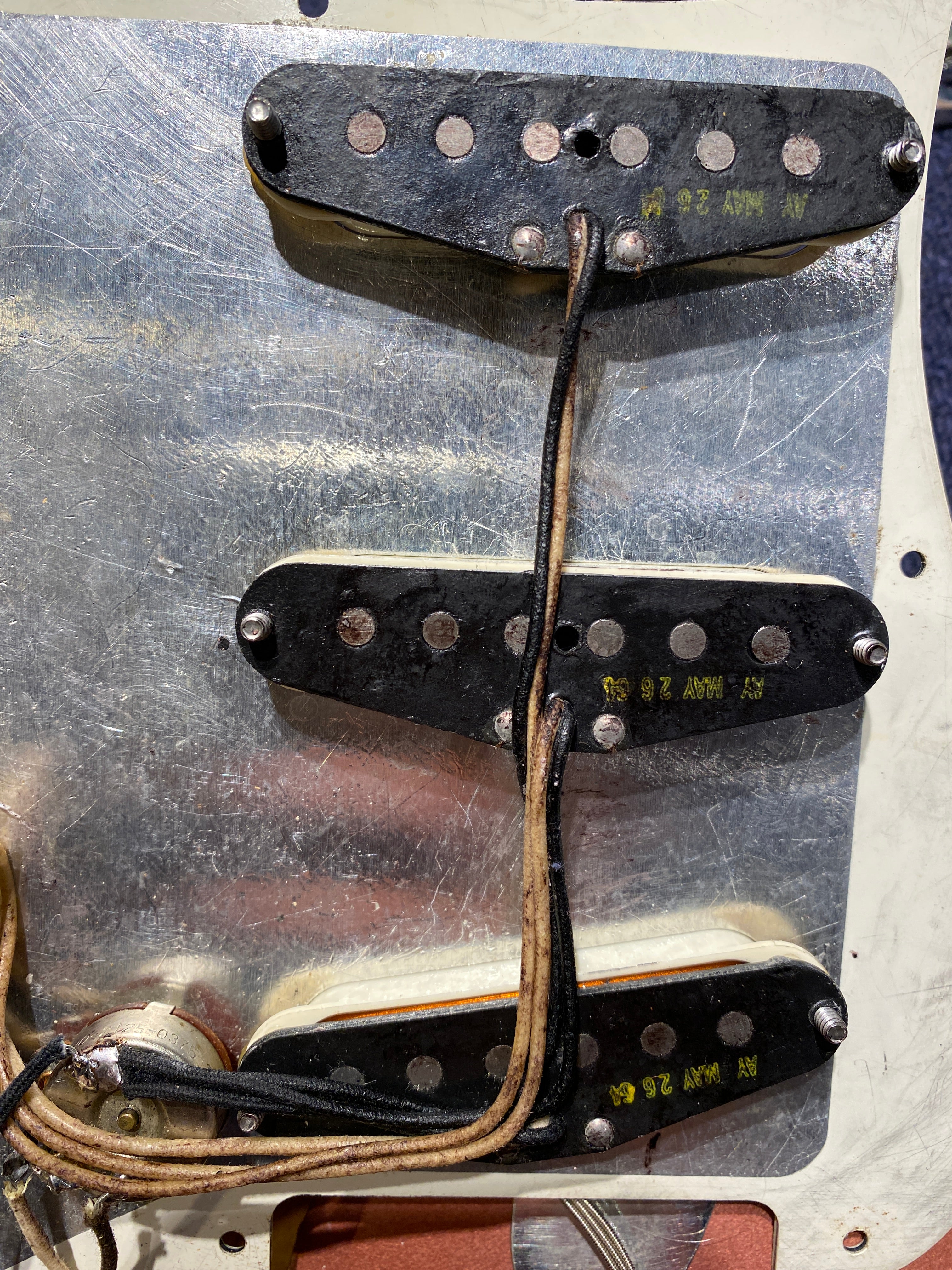 Fender Stratocaster Burgundy Mist Joe Riggio Refin 1965