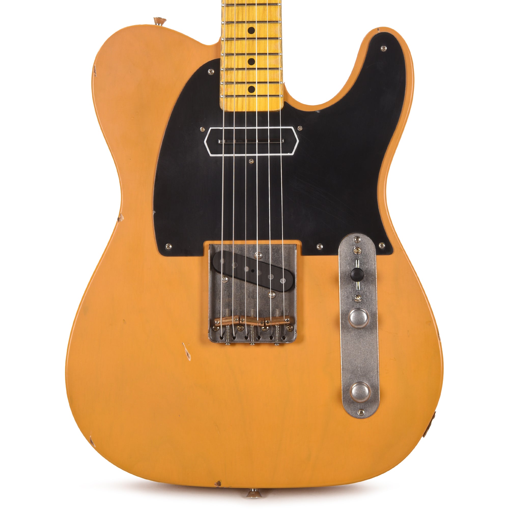 Nash T-52 Butterscotch Blonde Light Relic w/1-Ply Black Pickguard & Lollar Charlie Christian
