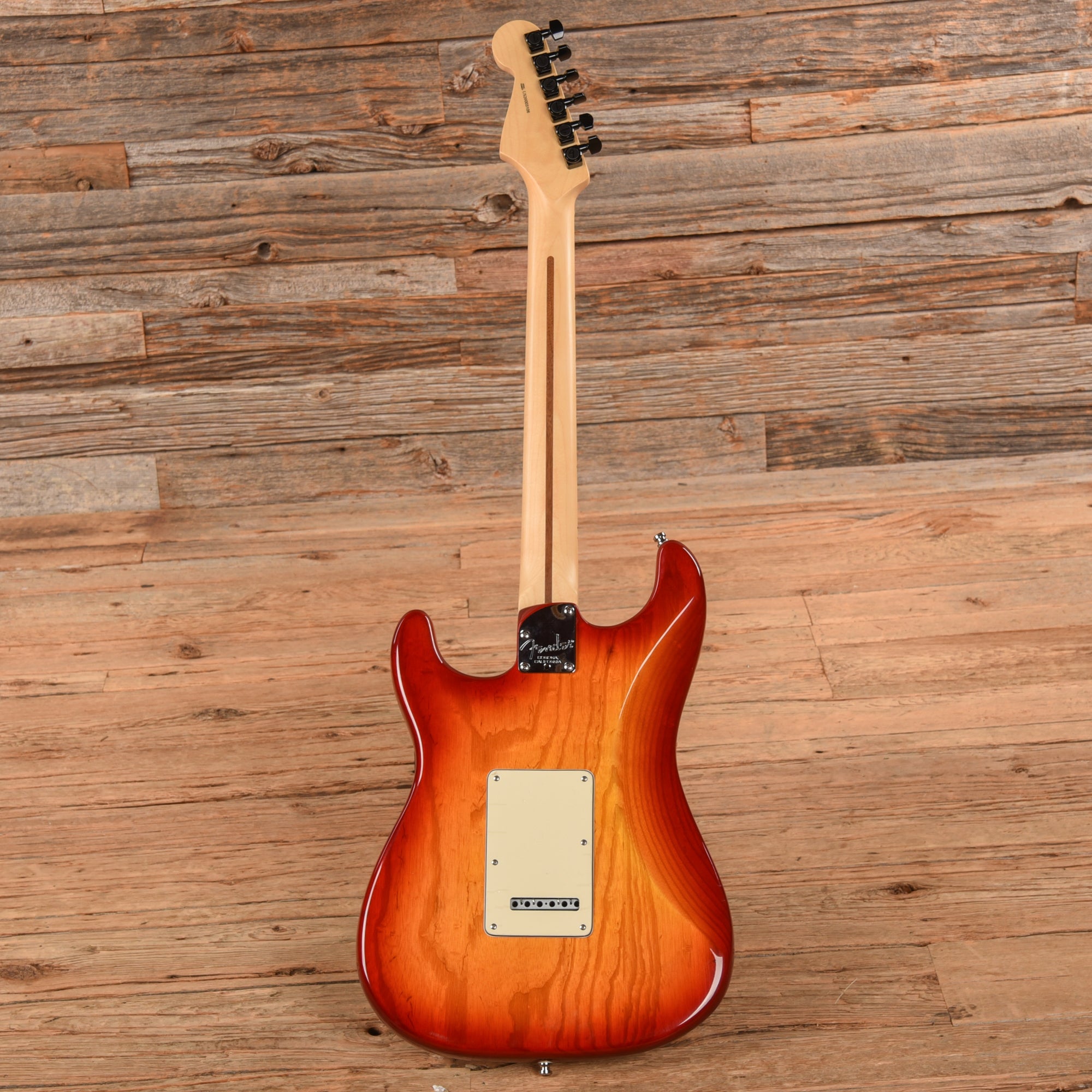 Fender American Channel Bound Stratocaster Neck with American Deluxe Body Aged Cherry Sunburst