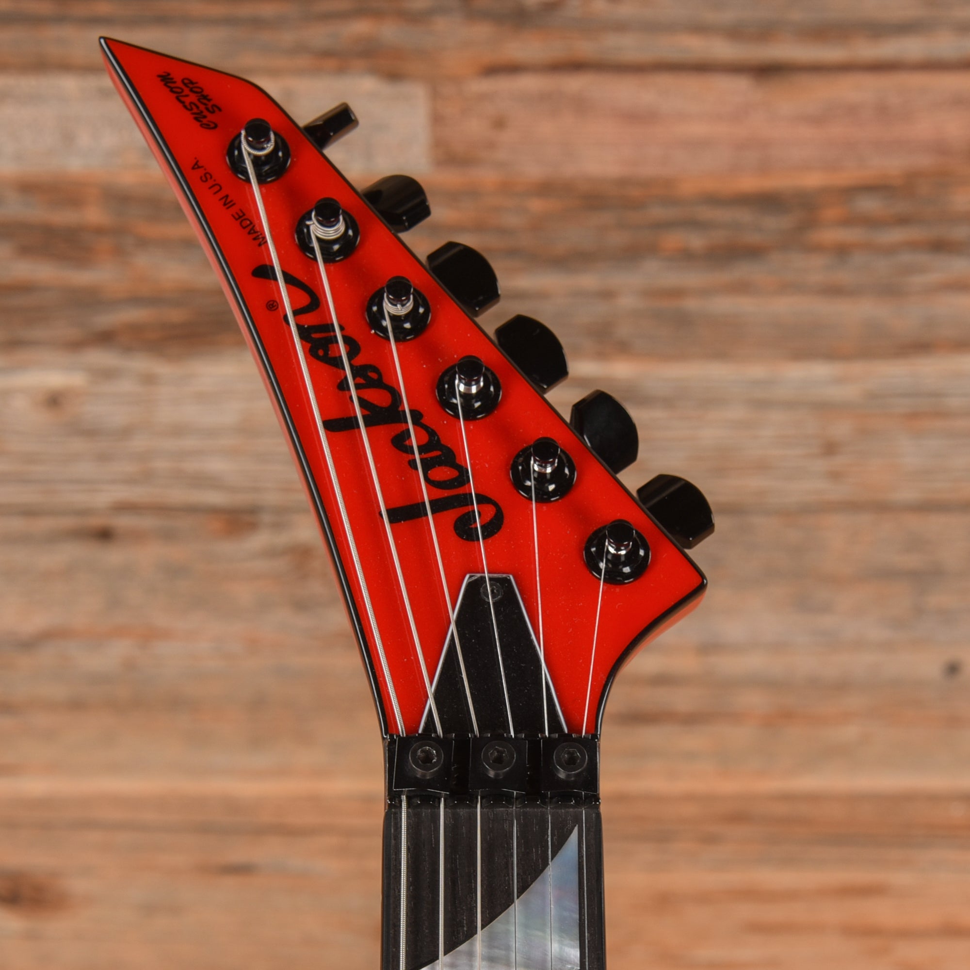 Jackson Custom Shop F-Bird Reverse Master Built by Mike Shannon Ferrari Red 2015