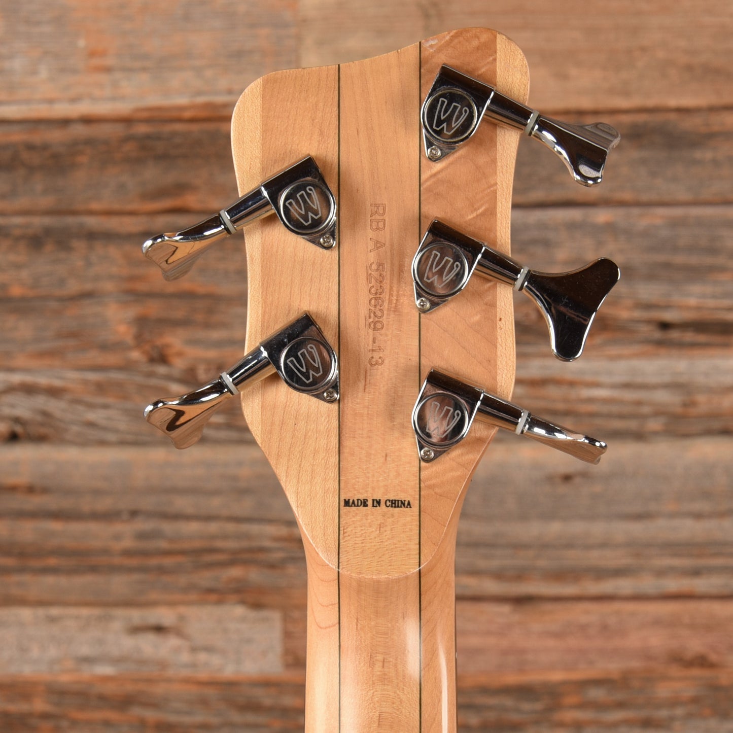 Warwick Rockbass Basic 5 Burgundy Red Transparent