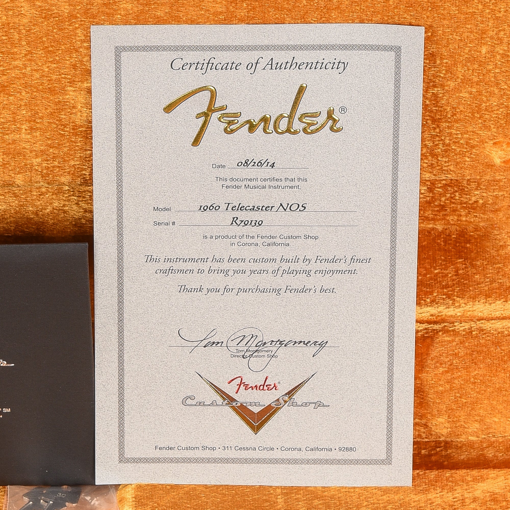 Fender Custom Shop '60 Telecaster Custom NOS Seafoam Green 2014