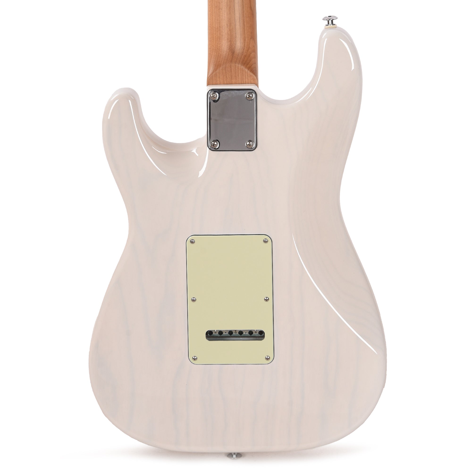 Suhr Custom Classic S Swamp Ash SSS Trans White w/Roasted Maple Neck
