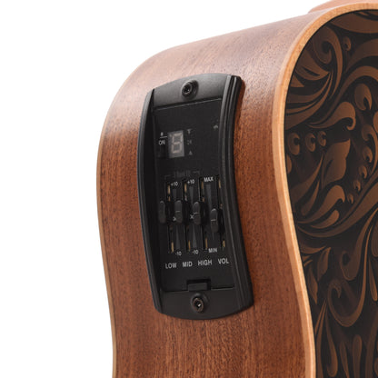 Taylor Special Edition GS Mini‐e Torrefied Sitka/Sapele Paisley Burst ES-B