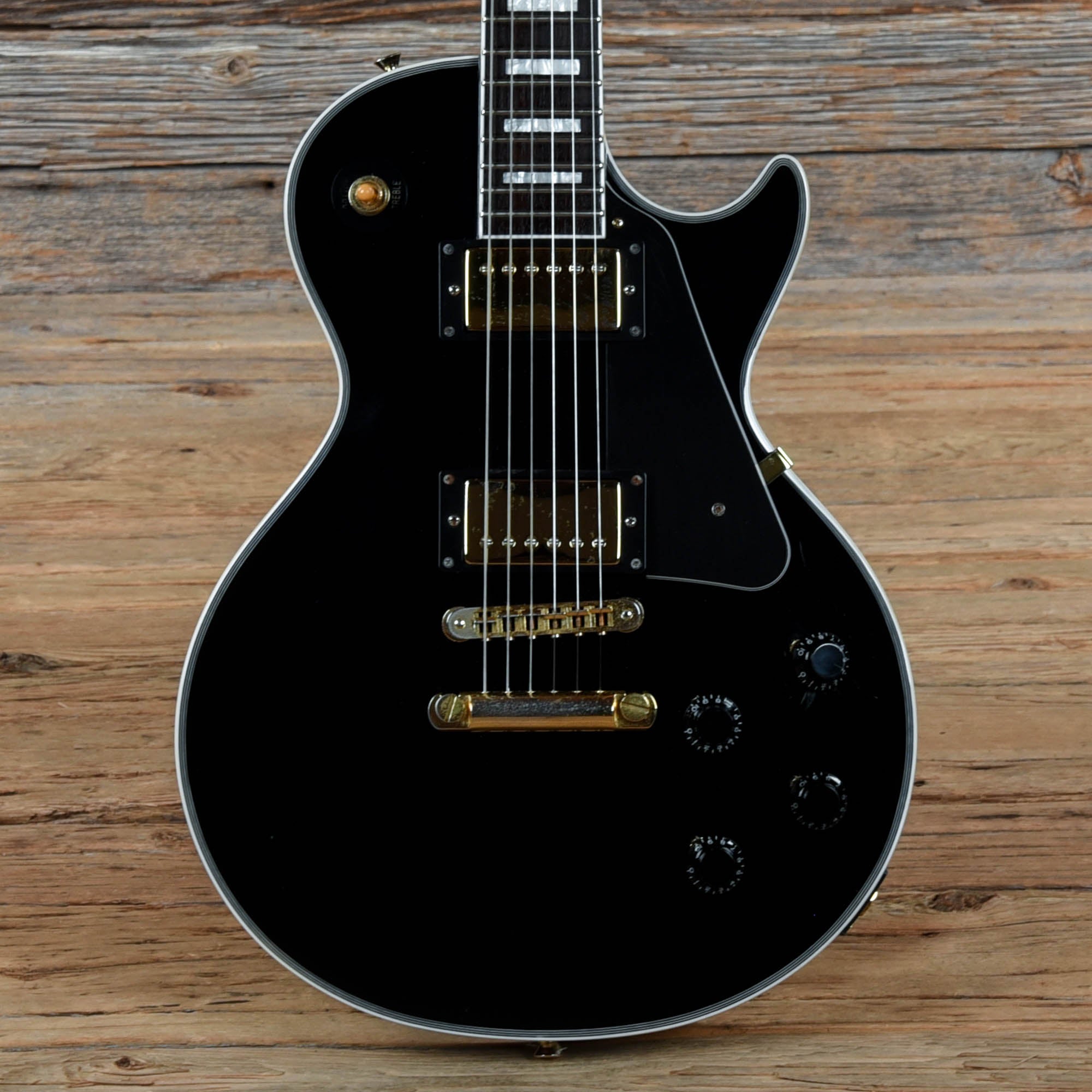 Burny RLC-80 Custom Black 2016 – Chicago Music Exchange