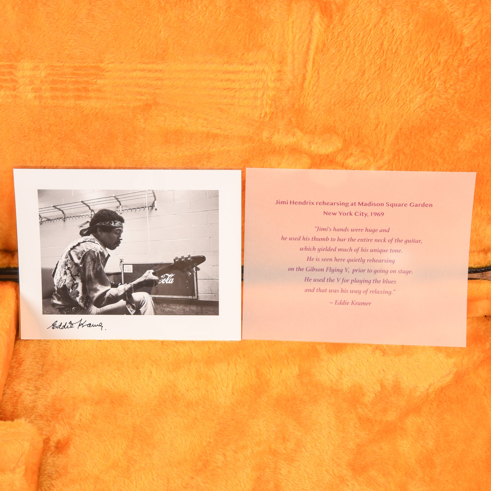 Gibson Custom Shop Jimi Hendrix Signature '69 Flying V Aged Ebony