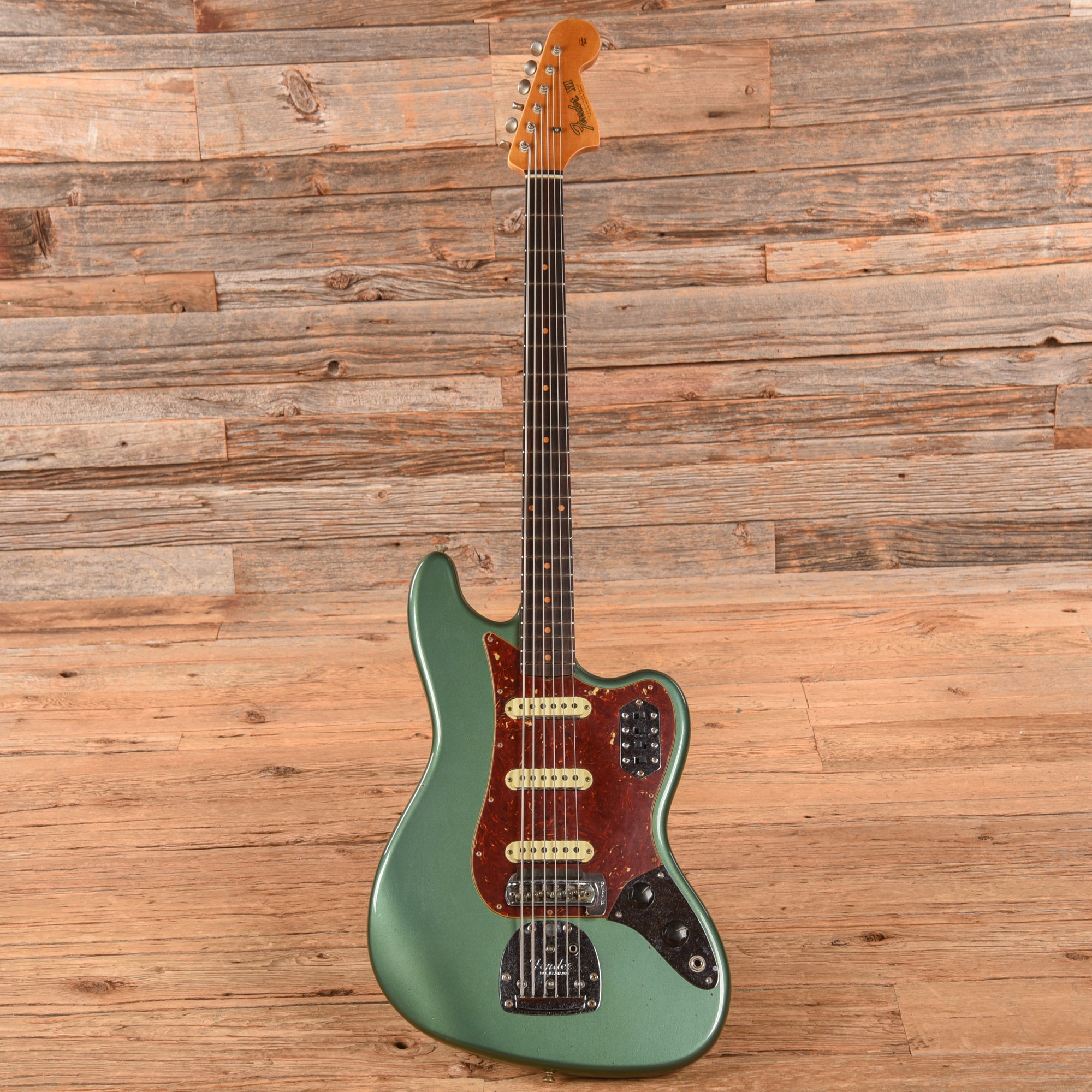 Fender Custom Shop Bass VI Aged Sherwood Green Metaliic 2023