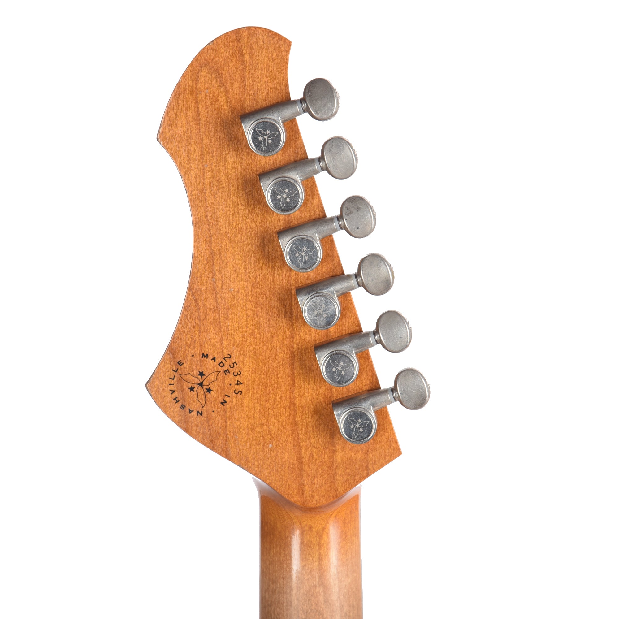 Novo Miris J Amber Light Distress w/Fralin P-90 Pickups