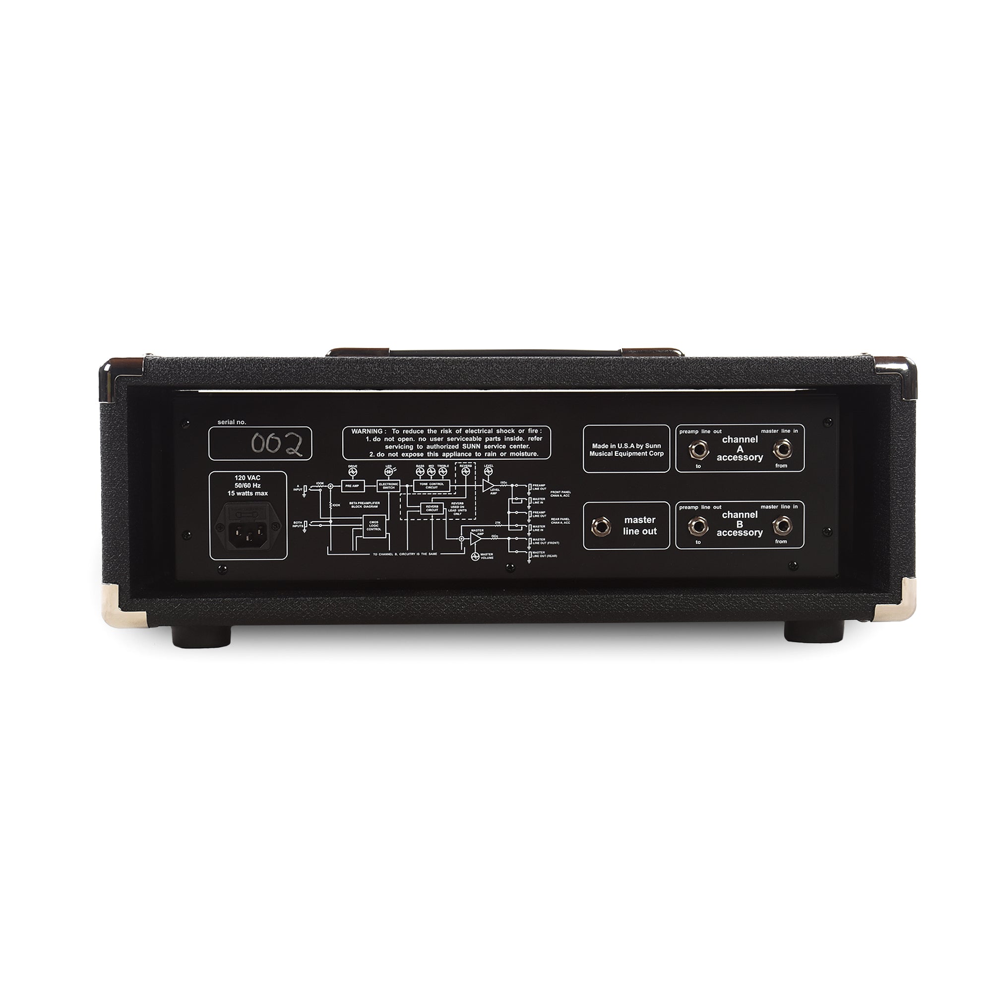 Sunn PL20 CMOS Preamplifier w/ Enclosure