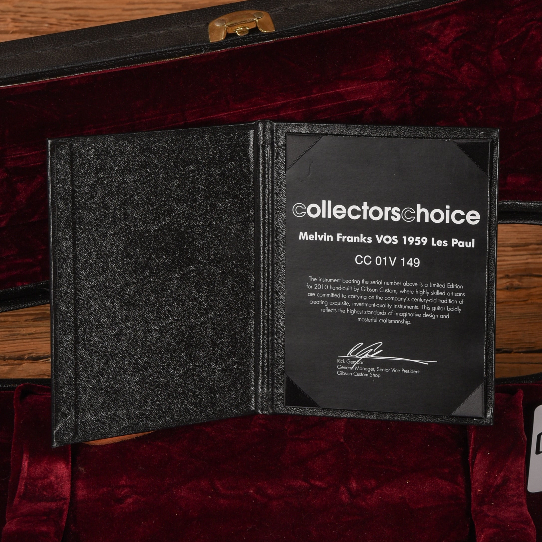 Gibson Melvyn Franks VOS 1959 Les Paul Sunburst 2010