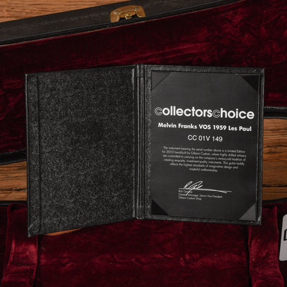 Gibson Melvyn Franks VOS 1959 Les Paul Sunburst 2010