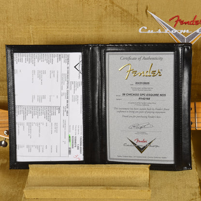 Fender Custom Shop 1956 Esquire "Chicago Special" NOS Aged Black