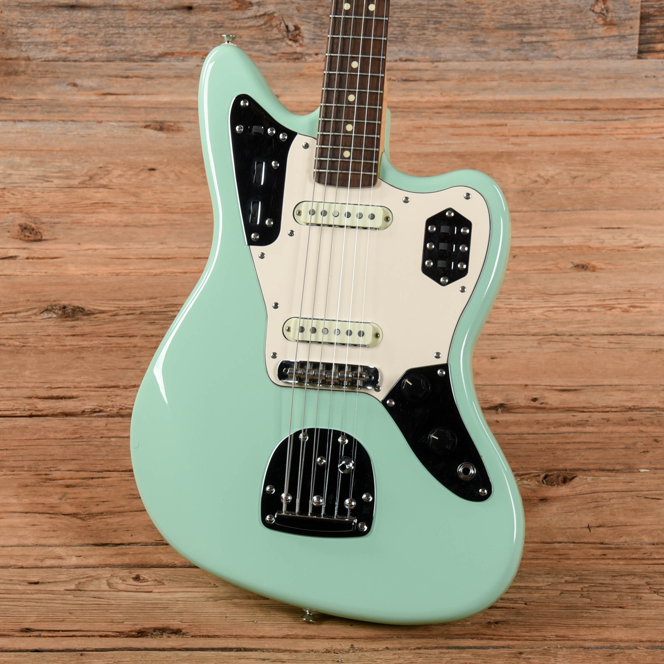 Squier Vintage Modified Jaguar Surf Green 2013