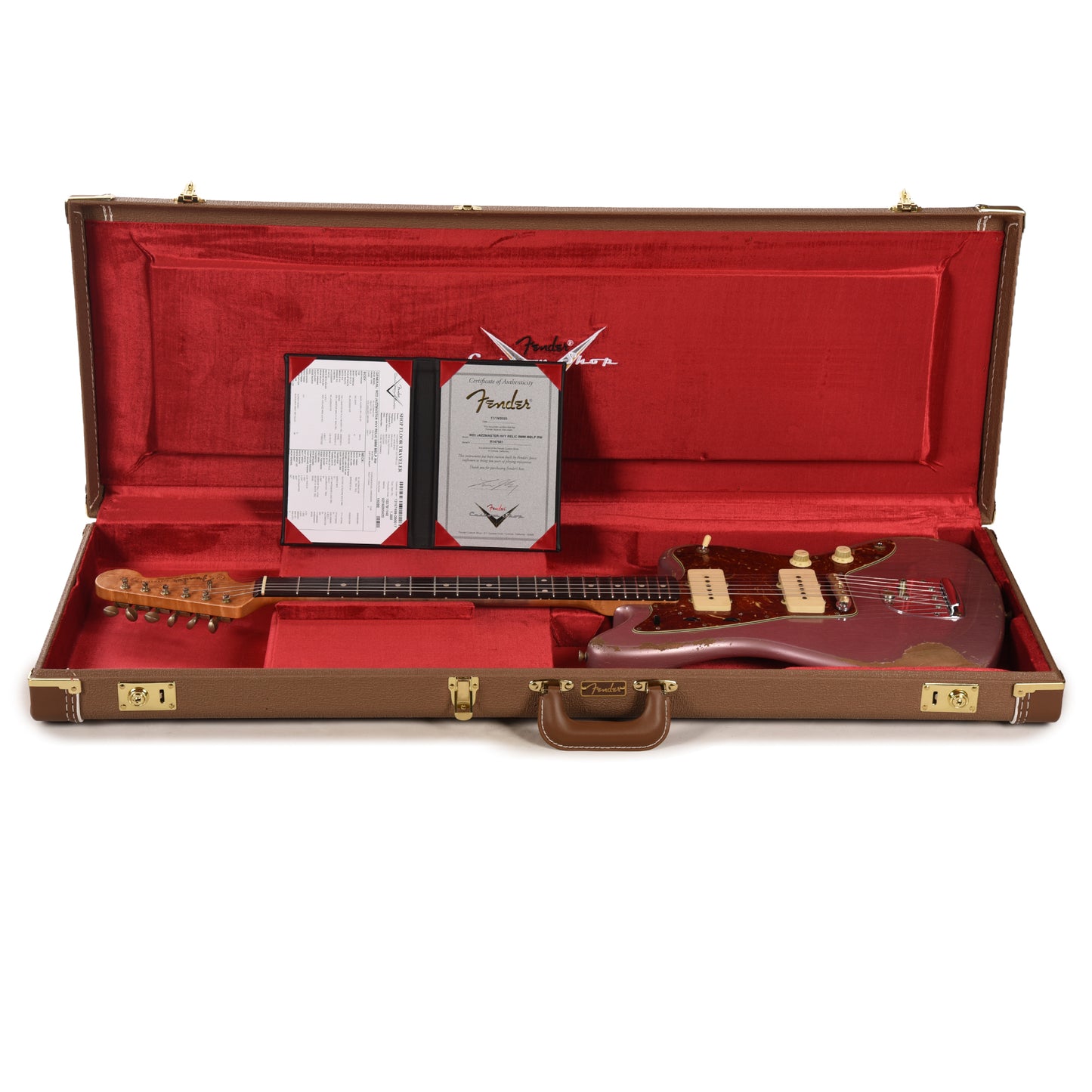 Fender Custom Shop Jazzmaster Heavy Relic Burgundy Mist Metallic Master Built by Levi Perry