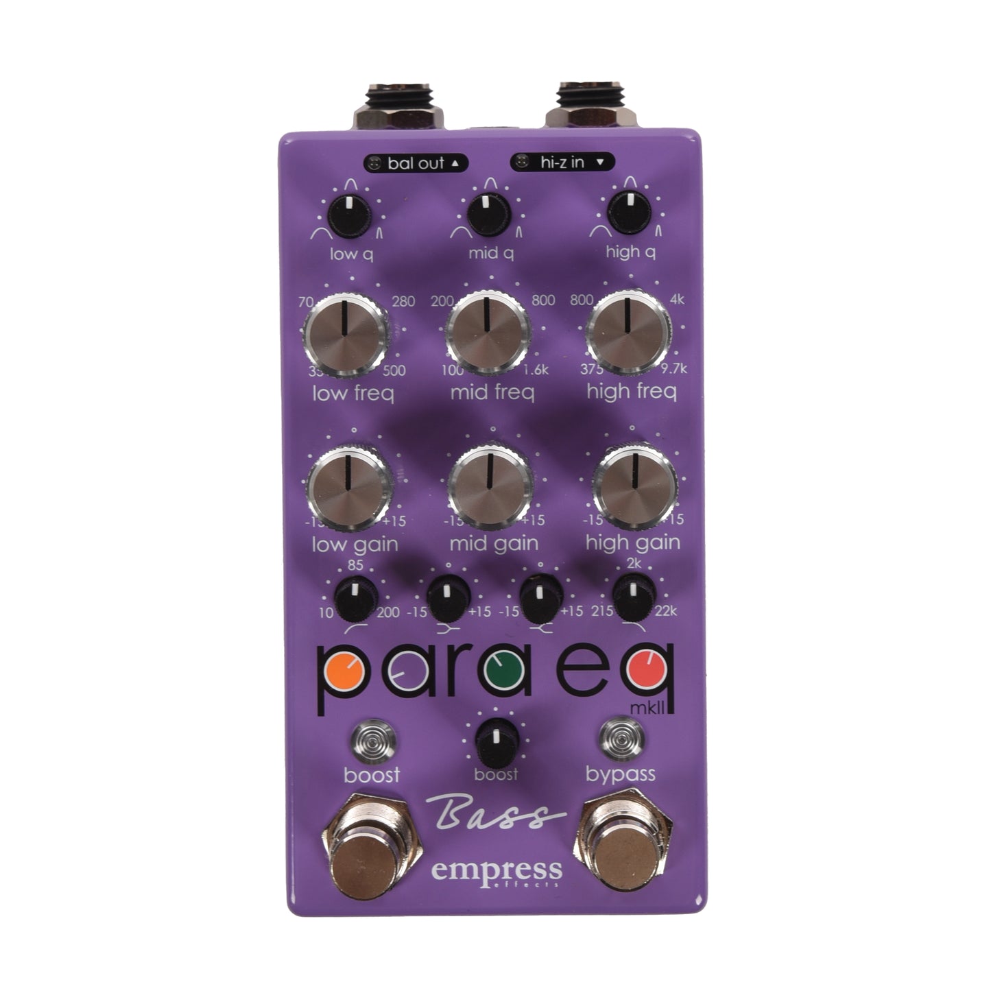 Empress ParaEQ Bass EQ & Boost Pedal