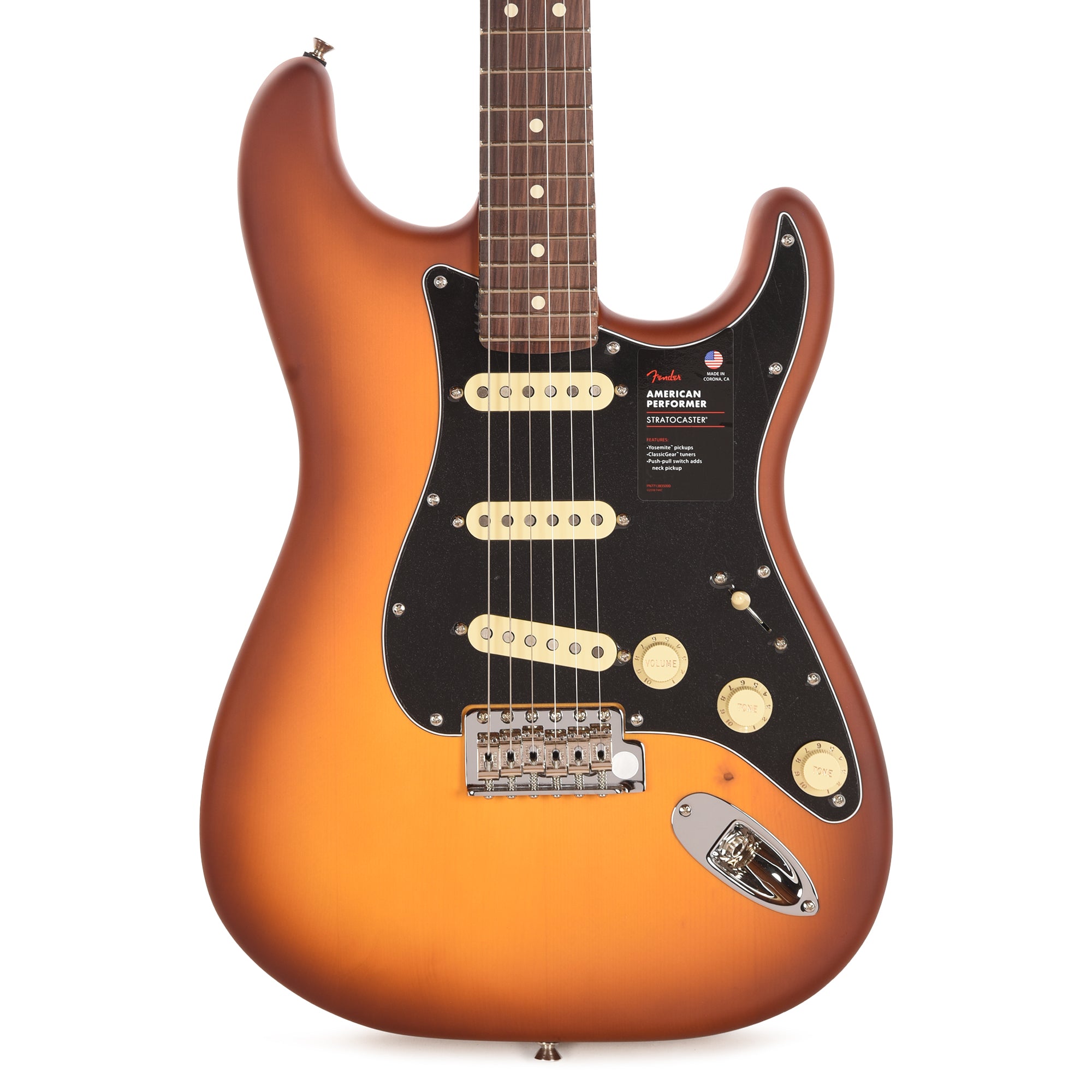 Fender Limited Edition American Performer Timber Spruce Stratocaster Honey Burst