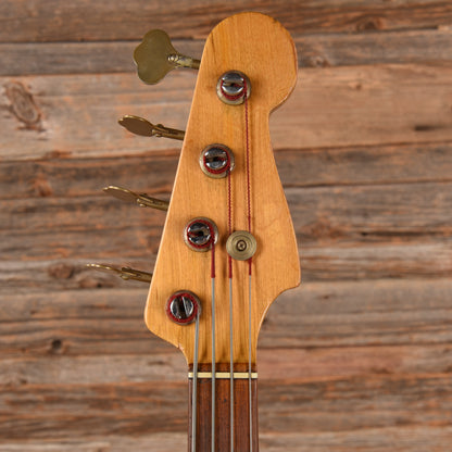Fender Late '60s Telecaster Bass Body w/Late '62 Veneer Precision Bass Neck Blue Refin 1960s