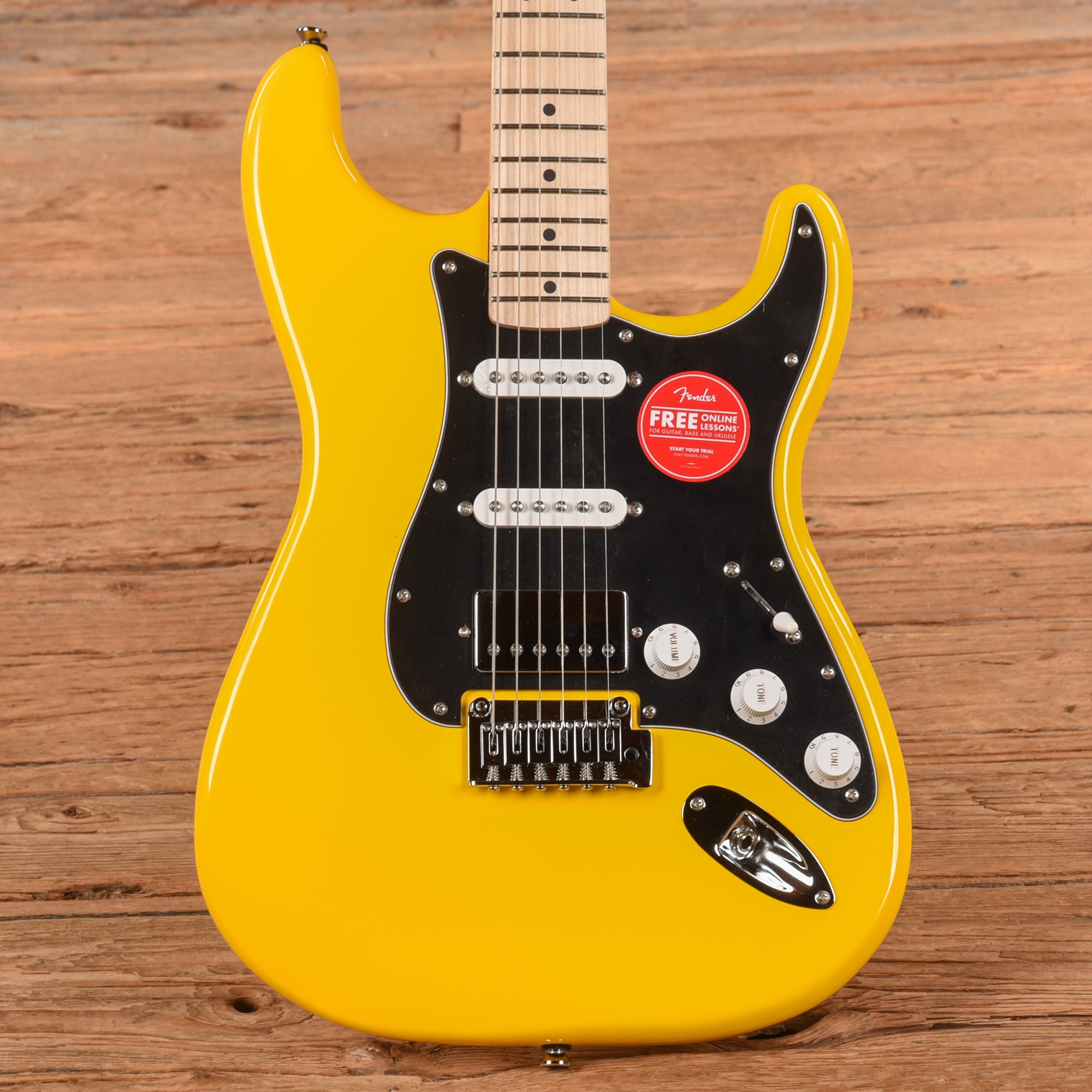 Squier FSR Affinity Stratocaster HSS Graffiti Yellow – Chicago