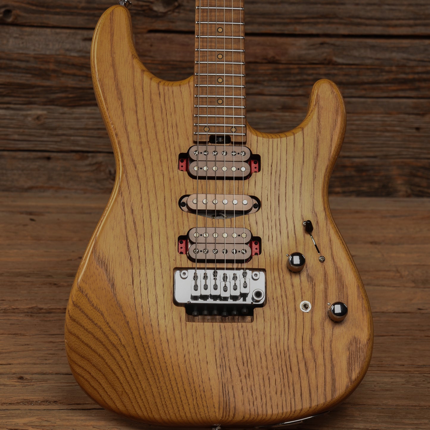 Charvel Guthrie Govan USA Signature HSH Natural Caramelized Ash 2018