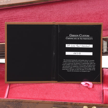 Gibson Custom Shop 1954 Les Paul Standard "CME Spec" Ebony Darkback VOS w/Custom "S" Buckers & Carmelita Neck