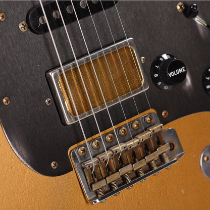 Fender Custom Shop 1966 Stratocaster HSS Relic Faded Sunrise Gold Apprentice Built by Dylan Delpizzo w/Novak GTX-HMB