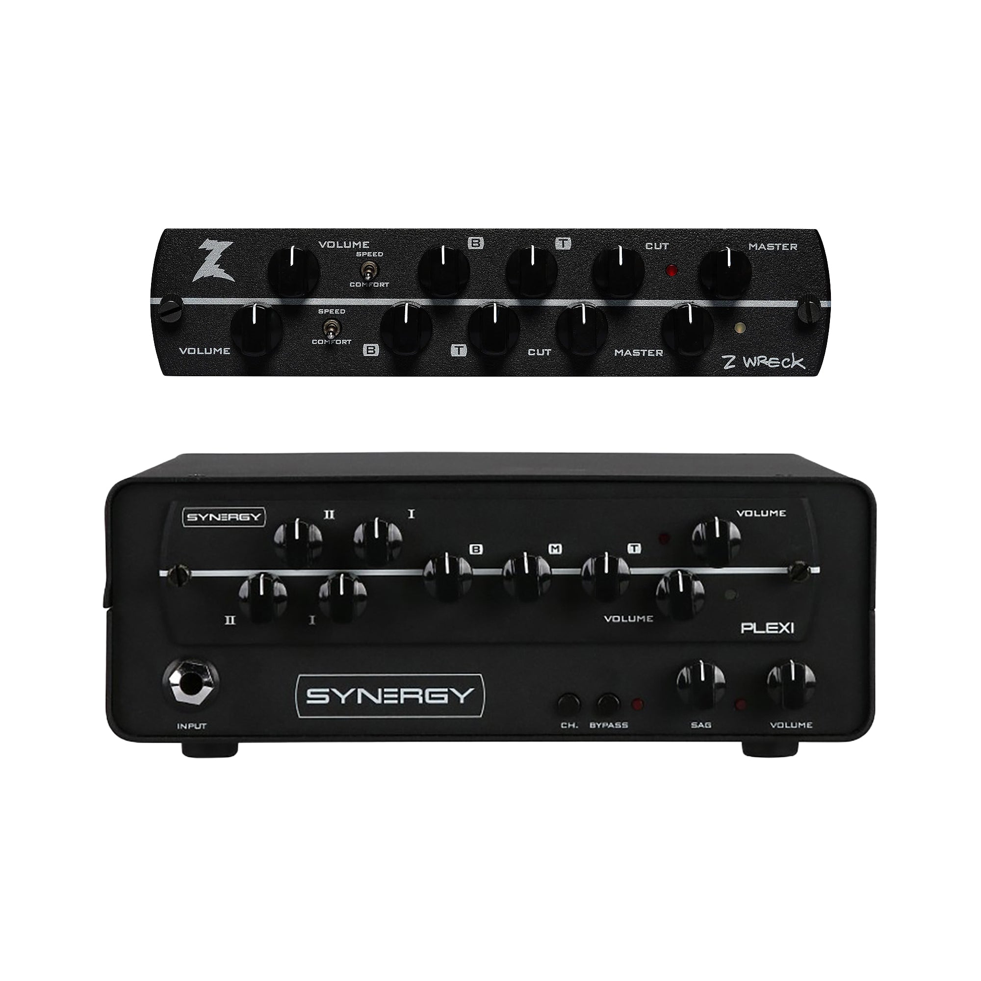 Synergy SYN-1 Table Top Preamp Module Dock  and Synergy Dr. Z Z-Wreck Dual Channel Tube Preamps Module Bundle