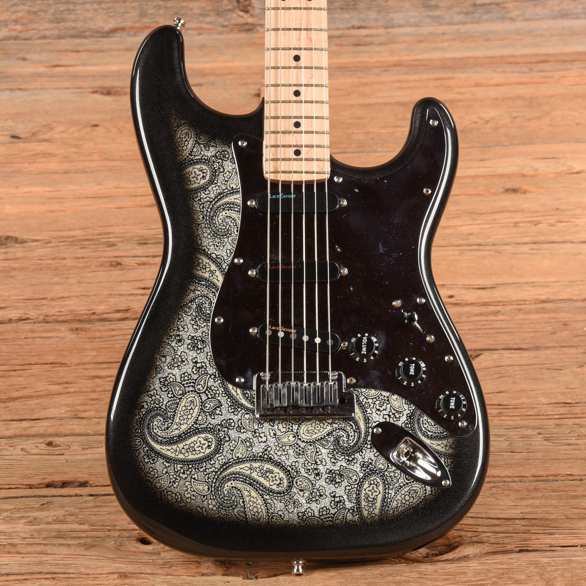 Fender Artist Eric Clapton Stratocaster Neck with Allparts Body Black Paisley