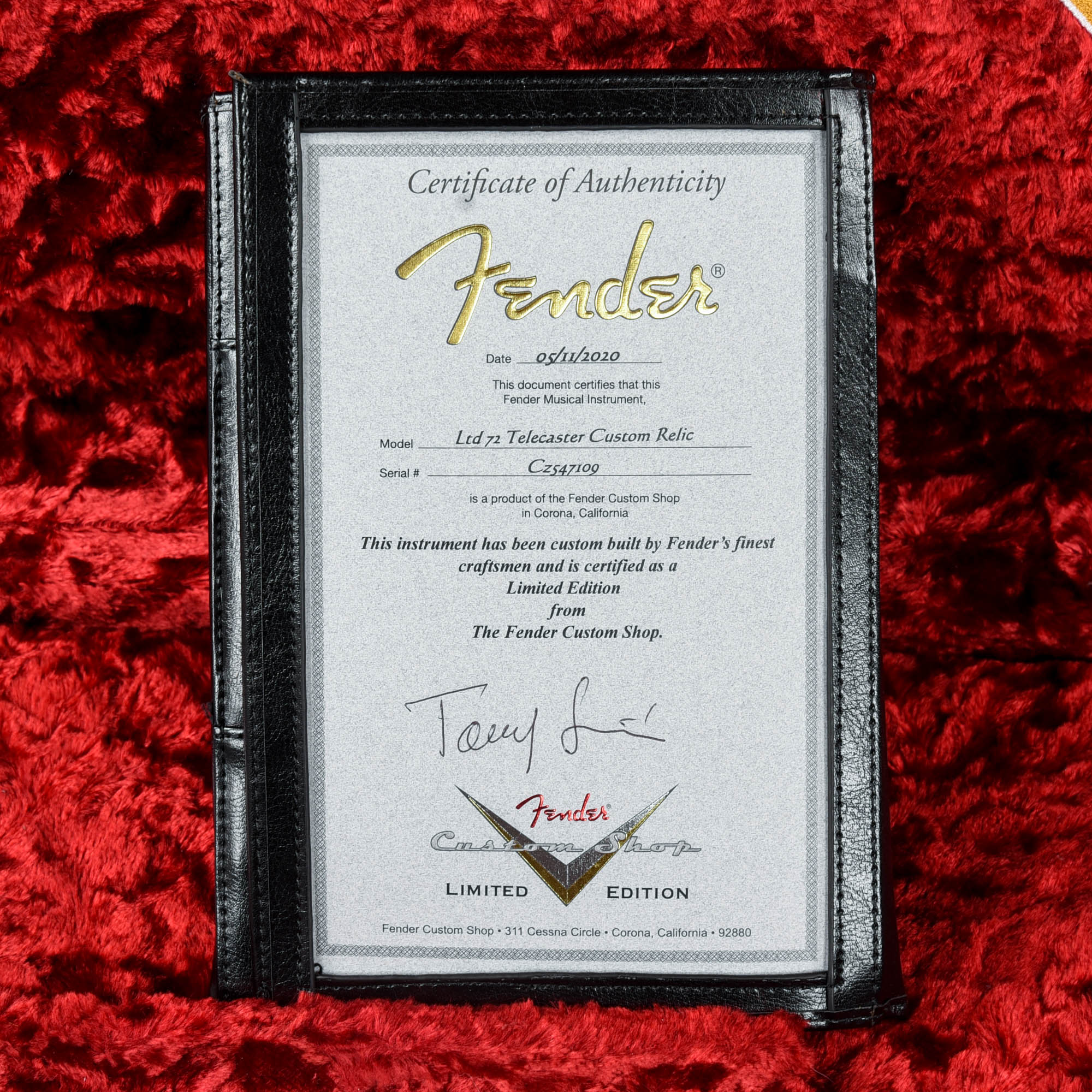 Fender Custom Shop LTD 72 Telecaster Custom Relic Walnut 2020