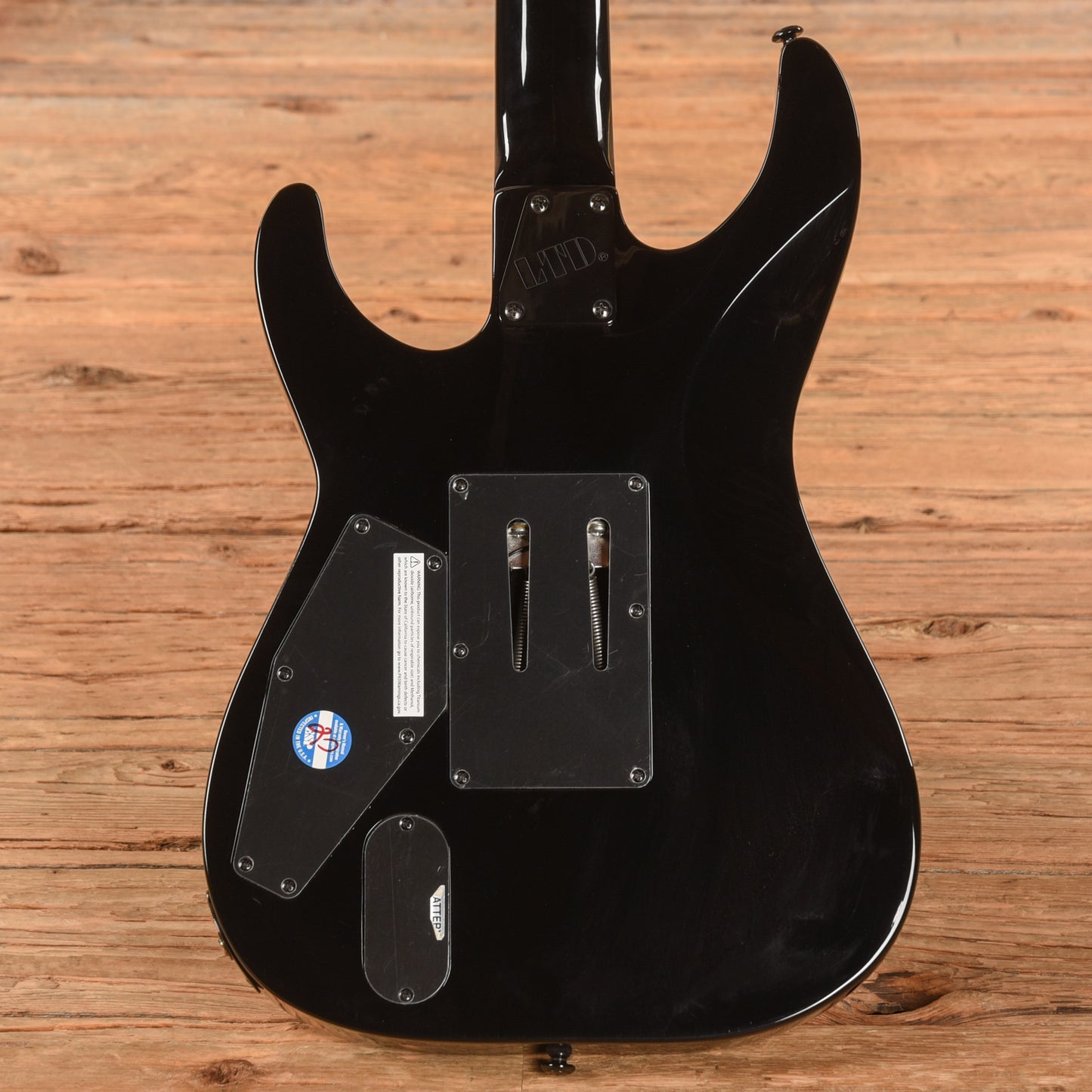 LTD KH-WZ White Zombie Kirk Hammett Signature Black 2018