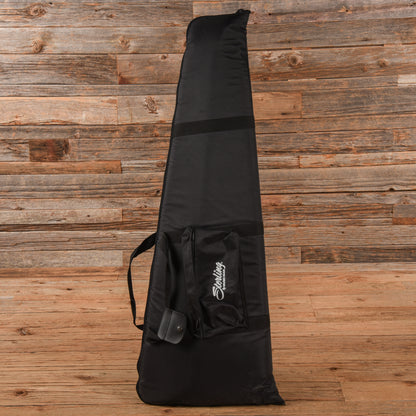 Sterling by Music Man StingRay Ray35HH Poplar Burl Amber