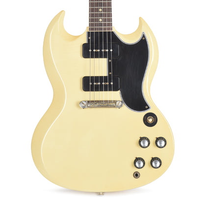 Gibson Custom Shop Murphy Lab 1963 SG Special Reissue Classic White Ultra Light Aged w/Lightning Bar